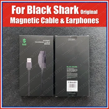 Původní 1,2 M 18W Black Shark 3 Pro 3S Magnetický Nabíjecí Kabel Plést pravý Úhel Typ C Kabel Bluetooth Sluchátka 2 BE08 3,5 mm