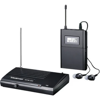 Velkoobchod - Nový TAKSTAR WPM-200/WPM200 V Uchu Profesionální Fázi Bezdrátové Monitorování Systému 1 přijímač, 1 vysílač 1 sluchátka