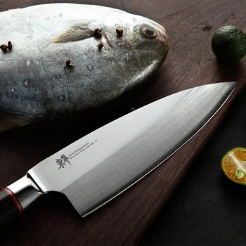 Japonský Deba Rybí hlavy nůž Losos nůž Sashimi Sushi Vaření Filetování Nože Sushi Sekáček Lososa Sllicing Drobné Peeling