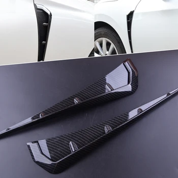 Beler 2ks ABS Levý A pravý Černý, Carbon Fiber Styl Boční Blatník větracího Vzduchu Křídlo, Kryt Střihu Vhodné Pro Honda Civic 2016 2017 2018