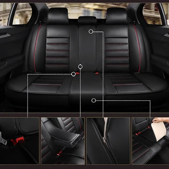 Kalaisike kožené univerzální auto potah sedadla pro Hyundai model creta solaris getz accent ix25 Elantra, Genesis i40 ix35 i30 i20