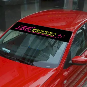 Car Styling Samolepky Nápisy Obtisky pro Subaru Auto Přední čelní Sklo, Banner, Motocyklové Příslušenství