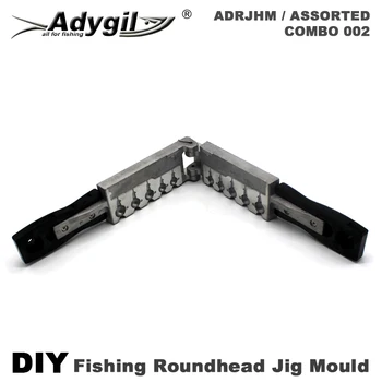 Adygil DIY Rybaření Roundhead Přípravek Plísně ADRJHM/RŮZNÉ COMBO 1/2 oz. 3/4 oz. 1 oz 5 Dutin