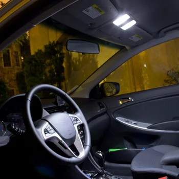 8ks Auto Příslušenství Led Blub Lampa kit 2016 Subaru WRX STI Mapu Dome Kufru, osvětlení spz 12V Auto Světlo zdroj