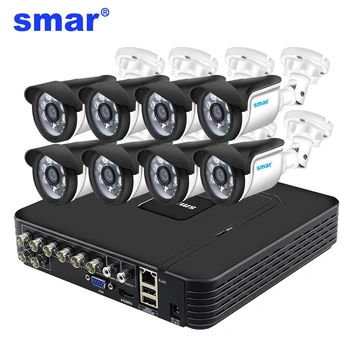 Smar 8CH 1080N AHD DVR Kit 5 V 1 8KS 720P/1080P Venkovní CCTV kamerový Systém IR Bezpečnostní Kamera Video kamerový Systém