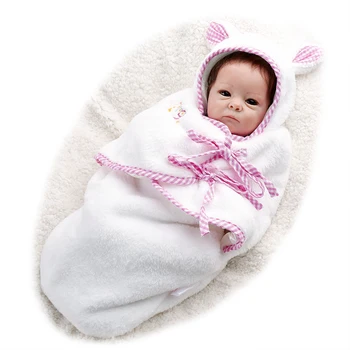 RSG Reborn Baby Doll 16 Palců Realistické Novorozence Tink Látkové Tělo, Vinyl Reborn Panenka Hračka Dárek pro Děti