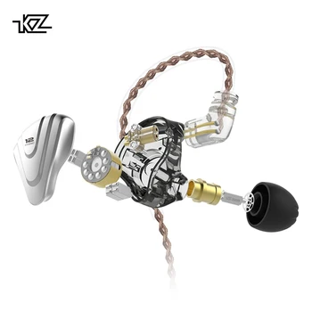 KZ ZSX Kovové Headset 5BA+1DD 12 Jednotka Hybrid In-ear Sluchátka HI-Metal Sluchátka Hudba, Sport, hi-fi Bass Sluchátka zs10 pro zsn