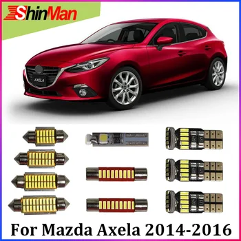 ShinMan 7X Auto AUTO LED Světla, Auto LED Interiéru Vozu světla Pro Mazda 3 Axela LED Vnitřní osvětlení kit-2016 led auto interiér