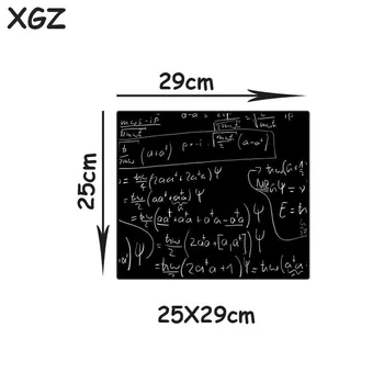 XGZ Velký Herní Podložka pod Myš Černá Zámek Okraji Matematický Vzorec, Symbol, Počítač Vlastní Tabulky Mat Rychlost Gumový Proužek Non-slip Dráze