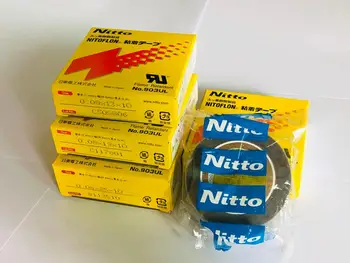 T0.08mm*W(13mm,19mm,25mm)*L10m Japonsko NITTO DENKO Pásky NITOFLON Vodotěsný Single Sided Tape 903UL Originální vysoce kvalitní