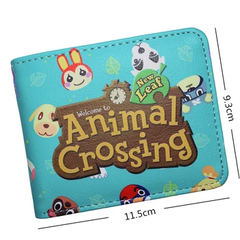 Horké Prodávat Animal Crossing Peněženka Ganme Animal Crossing New Leaf Cool PU Krátké Kabelku