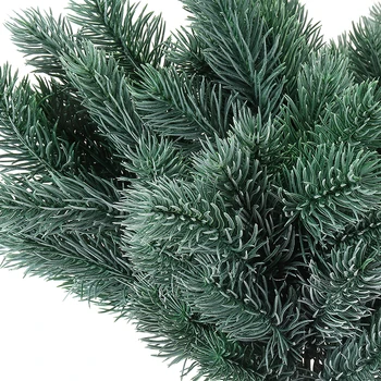 5kusů 16 Vidlice Borovice Jehly Větev Umělé Vánoční Strom Domů Dekorační Umělé Rostliny Domova Rostlina, Větev