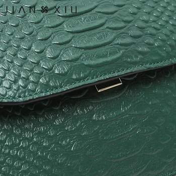 JIANXIU Značky Originální Kožené Kabelky Luxusní Kabelky Ženy, Tašky, Značkové Krokodýlí Textura Rameno Crossbody 2020 Nové Tote Bag