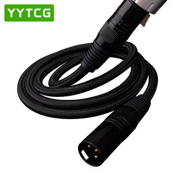 YYTCG 1KS Hifi XLR Kabel Vysoké quailty 3 Pin XLR Samec XLR Samice audio kabel 1m 2m 3m 5m