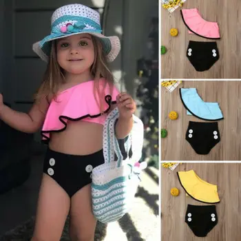 Letní Batole Děti Baby Girls Plavky Plavky Plavání, Bikiny, Plavky, Roztomilý, Módní 2019 Vysoce Kvalitní Hot Prodej