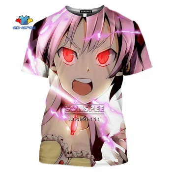 Anime Puella Magi Madoka Magica Kaname Madoka jste homura Akemi 3D Tisk Pánské T-shirt Harajuku T shirt Muži Ležérní Tričko Tričko