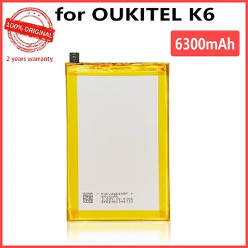 Originální 6300mAh K6 Baterie Pro Oukitel K6 Telefon, kvalitní Baterie S Sledovací Číslo