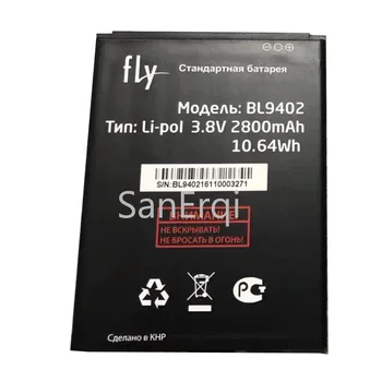 2800 mAh Baterie Telefonu Fly pro FS553 BL9402 Vysoce Kvalitní Náhradní Dobíjecí Baterie Bateria