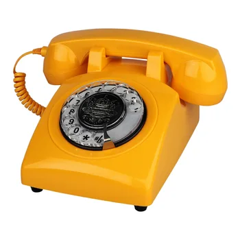 Provázkový Černé Pevné Telefony pro Domácí Starožitný Otočný Volič Úřad Telefon Klasické Staré Módní Telefon pro Dekor Novinkou Dárek