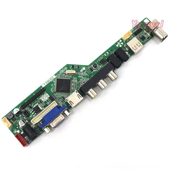 Yqwsyxl Kit pro LP173WF1-TLB4 LP173WF1-TLB5 TV+HDMI+VGA+AV+USB LCD LED screen Controller Driver Board