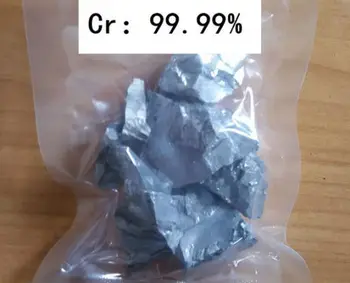 100 g 99.99% Chrom Chrom kovové malé kousky - Element 24 vzorek