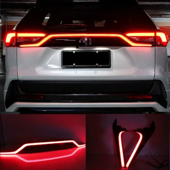 Pro zadní světlo RAV4 RAV 4 2019~2021 LED auto příslušenství koncové světlo RAV4 zadní světla fogDynamic auto nárazník zadní světlo