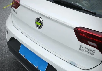 Vnější Přestavět Zadní Kufr, Dveře Zavazadlového Ocas Spodní Kryt Střihu Pro Volkswagen T-Roc T Roc 2018 2019 2020 Z Nerezové Oceli