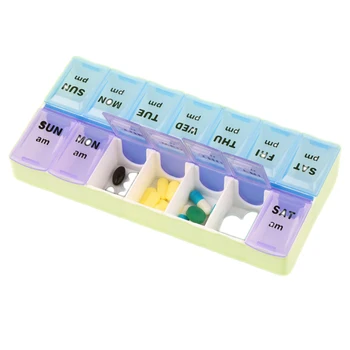 7 Dní Týdenní Tablet Pilulka, Lékařství Box Držák Medicíny Skladování Organizátor Box Kontejner Případě Pro Pilulky Box