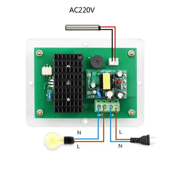 XH-W1621 DC12V/AC220V Digitální Termostat Konstanta PID Regulátor Teploty