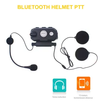 Walkie Talkie Hands-free Bluetooth PTT Helmu Headset Bezdrátová Sluchátka Na Přilbu Lokomotiva helmu Headset