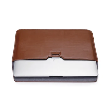 Leather Laptop Sleeve Bag Pro Macbook Air, PRO 13 Case 11 12 15 Touch Panel Notebook PU Kožené Pouzdro Ultrabook Taška