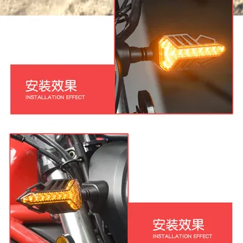 SPIRIT BEAST LED blinkr duch ie motor zvýraznit 12V signální světlo montážní lampa motocyklu dekorace univerzální