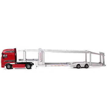 Vysoce kvalitní 1:50 double-deck truck slitiny modelu,simulované die-cast metal engineering auta, hračky,děti, dárek,doprava zdarma