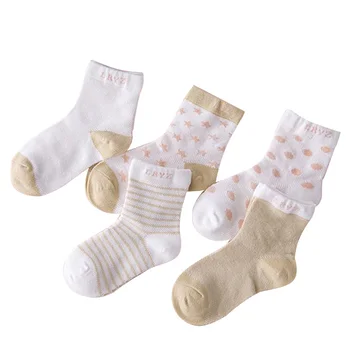 5Pairs/lot Dítě Dítě Ponožky Letní Mesh Tenké Dětské Ponožky pro Dívky Bavlna novorozenecká Chlapec Batole Ponožky Dětské Oblečení Doplňky