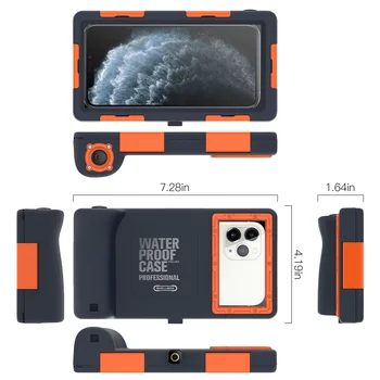 Kompatibilní Potápěčské Pouzdro Pro iPhone 11 Pro Max SE2 Případě 15 Metrů Vodotěsné Hloubka Kryt Pro iphone XS Max XR XS 8 7 6S Plus Coque