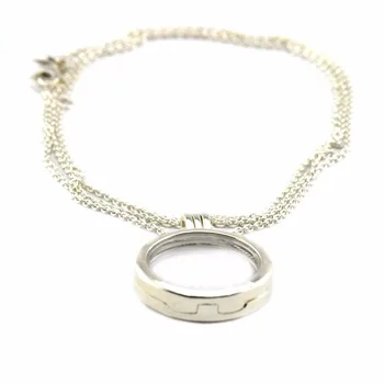 Plovoucí Přívěšek Řetěz Náhrdelník Sterling Silver Šperky se Hodí Medailon Petites Půvaby Ženy DIY Přívěsek Náhrdelník & Přívěšek