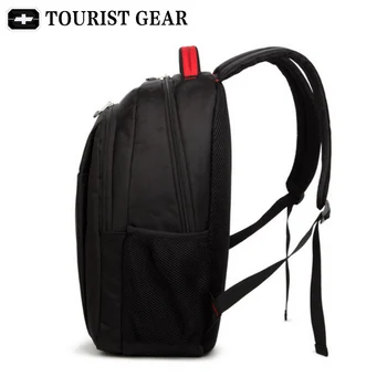 černá bagpack muži mochila švýcarské batohy muži Cestovní taška TURISTICKÝCH ZAŘÍZENÍ 15.6 palcový notebook business batoh Vintage Školní Tašky