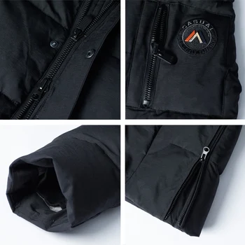 ICEbear 2020 nový mužů zimní kabát vysoce kvalitní pánská bunda větruvzdorná teplá s kapucí bundy MWD20933I