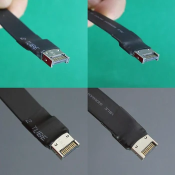 USB3.1 GEN2 Typ E Typ E prodlužovací kabel Interního USB 3.1 Typ E samec samice deska s otvory pro šrouby ADT ODKAZ