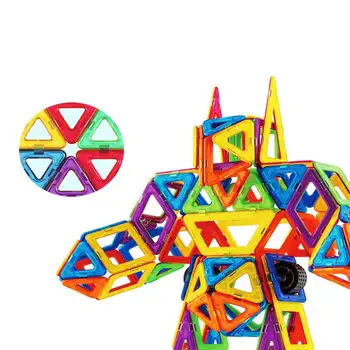 22-89 ks Magnetické building block set plastové magnetické stavební blok dětské vzdělávací hračky, kreativní hračky, odolné proti opotřebení