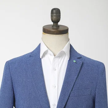 2020 Pánské Jarní Obchodní Ležérní Oblek Mládeže Módní Dekorace Dvojité Spony blazers