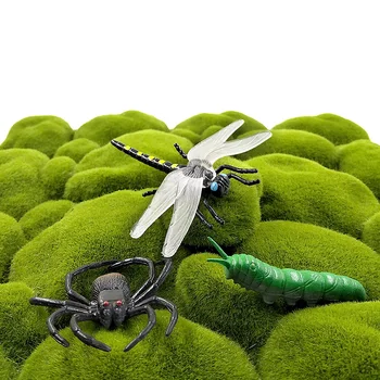 12ks Simulace Žába, Vážka pavouk, hmyz, had, ještěrka, Plaz animal model Realistické akční obrázek domova Dárek Pro Děti