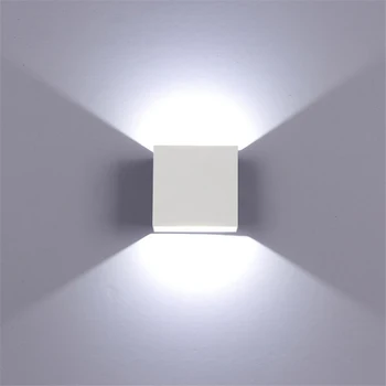 6W Nástěnné Svítidlo Obývací Pokoj LED Svítidlo Uličky nástěnného Svícnu Ložnice LED Nástěnná Svítidla Bílá/Černá Barva