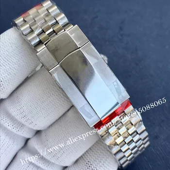 Luxusní značky náramkové hodinky pro Pánské hodinky muži 40mm sterilní ciferník minerální sklo náramek z nerezové oceli 3