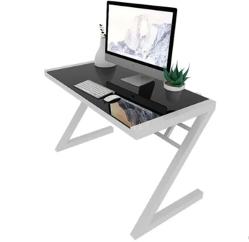 100*60*75cm Z styl Počítačový Stůl z tvrzeného skla psací stůl Laptop stůl