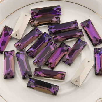YANRUO 3255 Všech Velikostí Purple Velvet Crystal Šít Na Strass Šatonové Kosmické Bageta Flatback Krása Diamond Pro Tašky