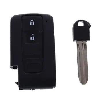 2 Tlačítka Dálkového Smart Auto Klíč Pouzdro Pro Toyota Prius Corolla Verso Uncut Toy43 Blade