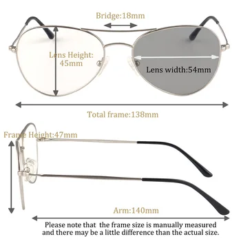 Vintage Metal Nose pads brýle modré světlo blokování brýle Muži Ženy Polarizované Samozabarvovací Řidičské Brýle pro Noční vidění