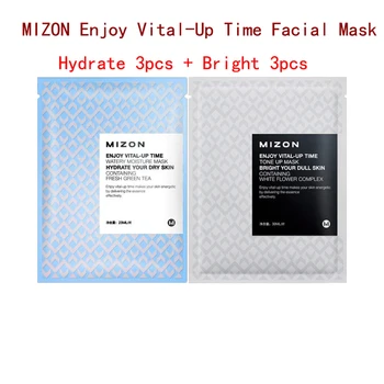 MIZON Si Zásadní-Up Čas Obličejové Masky 6ks Hydratační Maska na Obličej Péče o Pleť Proti Vráskám Bělení Obličeje Maska Nejlepší Korea Kosmetické