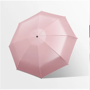 Mini Capsule Deštník Pět-skládací Sun Protection Anti-UV Deštník Ženy, sluneční clona Kapesní Deštník U Žen s Úložný Box